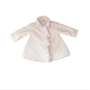 Tyrol Baby Girl White Coat Size 6 Months